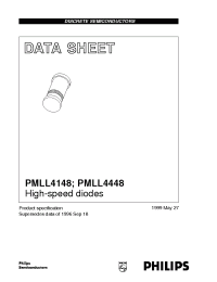 Datasheet PMLL4148 manufacturer Philips