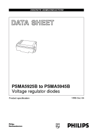 Datasheet PSMA5925B manufacturer Philips