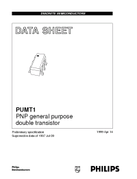 Datasheet PUMT1 manufacturer Philips