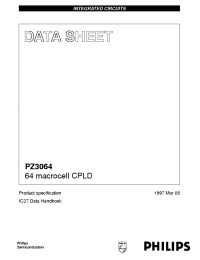 Datasheet PZ3064I12BC manufacturer Philips