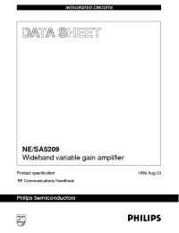 Datasheet SA5209D manufacturer Philips