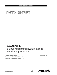 Datasheet SAA1575HL manufacturer Philips