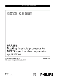 Datasheet SAA2521 manufacturer Philips