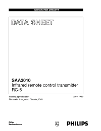 Datasheet SAA3010 manufacturer Philips