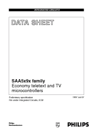 Datasheet SAA5291AH manufacturer Philips