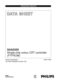 Datasheet SAA5355 manufacturer Philips