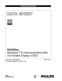 Datasheet SAA5503PS manufacturer Philips