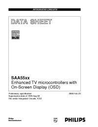 Datasheet SAA5530PS manufacturer Philips
