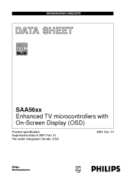 Datasheet SAA5645HL manufacturer Philips