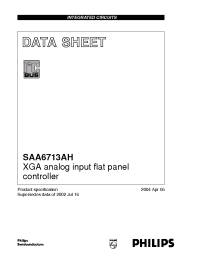 Datasheet SAA6713AH manufacturer Philips