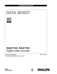 Datasheet SAA7103E manufacturer Philips