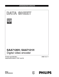 Datasheet SAA7121H manufacturer Philips