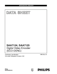 Datasheet SAA7124 manufacturer Philips