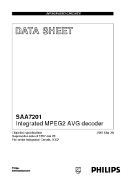 Datasheet SAA7201H/C2 manufacturer Philips