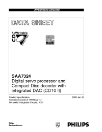 Datasheet SAA7324H manufacturer Philips