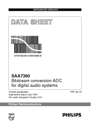 Datasheet SAA7360 manufacturer Philips