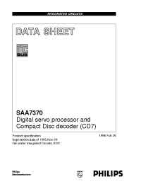 Datasheet SAA7370GP/M1 manufacturer Philips