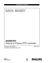 Datasheet SAB9076H/N1 manufacturer Philips