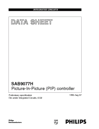 Datasheet SAB9077H manufacturer Philips