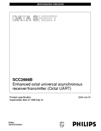 Datasheet SCC2698BE1A84 manufacturer Philips