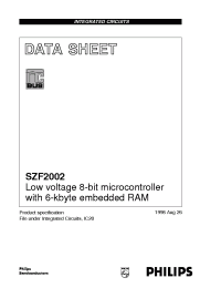 Datasheet SZF2002 manufacturer Philips