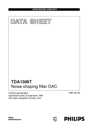 Datasheet TDA1306T/N1 manufacturer Philips