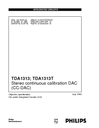 Datasheet TDA1313T manufacturer Philips