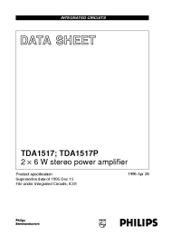 Datasheet TDA1517 manufacturer Philips