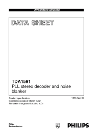 Datasheet TDA1591/V3/S1 manufacturer Philips