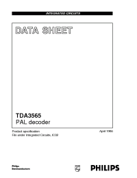 Datasheet TDA3565 manufacturer Philips