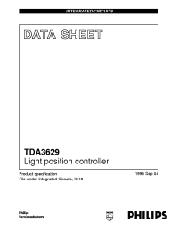Datasheet TDA3629 manufacturer Philips