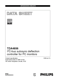 Datasheet TDA4856/V2 manufacturer Philips