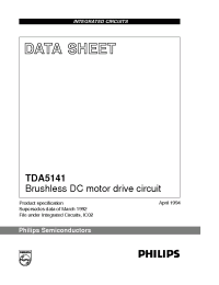Datasheet TDA5141A manufacturer Philips