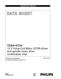 Datasheet TDA5147CH manufacturer Philips