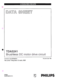 Datasheet TDA5241T manufacturer Philips