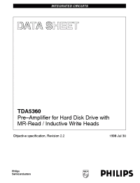 Datasheet TDA5360UH manufacturer Philips