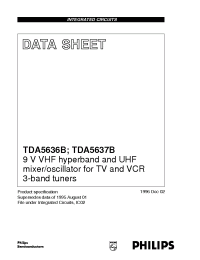 Datasheet TDA5636BT manufacturer Philips