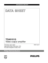 Datasheet TDA6101 manufacturer Philips