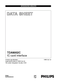 Datasheet TDA8002C manufacturer Philips