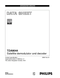 Datasheet TDA8044AH manufacturer Philips