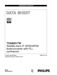 Datasheet TDA8261TW manufacturer Philips