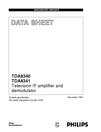 Datasheet TDA8341 manufacturer Philips