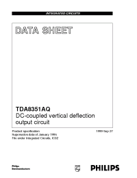 Datasheet TDA8351AQ/N5 manufacturer Philips