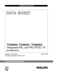 Datasheet TDA8360/N3 manufacturer Philips