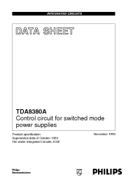 Datasheet TDA8380 manufacturer Philips