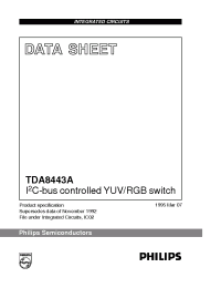 Datasheet TDA8443A manufacturer Philips