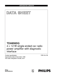 Datasheet TDA8565Q/N1/S10 manufacturer Philips