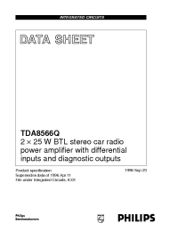 Datasheet TDA8566 manufacturer Philips