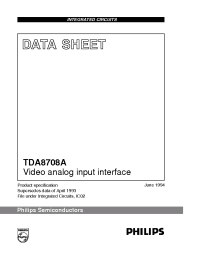 Datasheet TDA8708AT/C1 manufacturer Philips