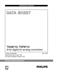 Datasheet TDA8712T manufacturer Philips